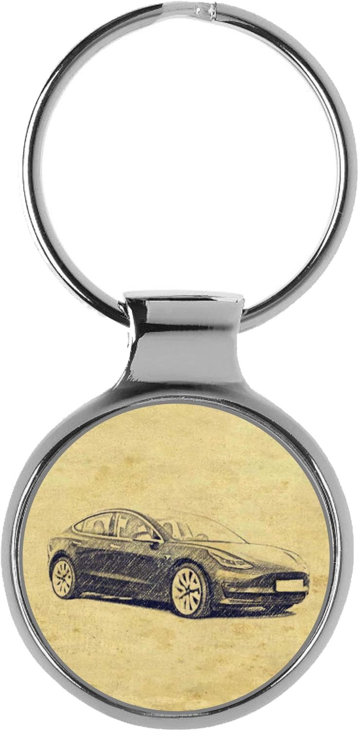 KIESENBERG Key Chain Ring Keyring Gift for Tesla Model 3