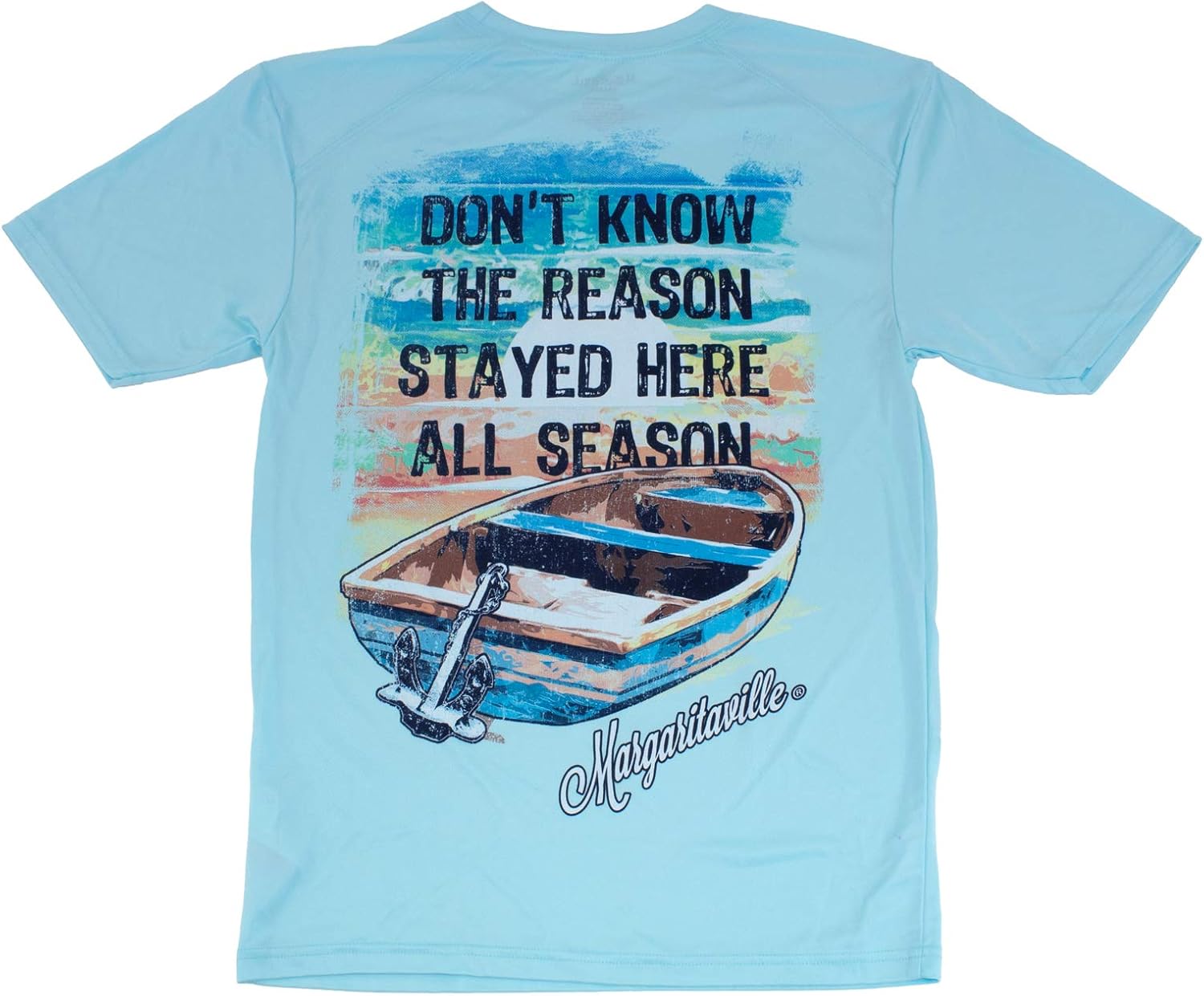Margaritaville Men's Stayed Here All Season Microfiber Short Sleeve
