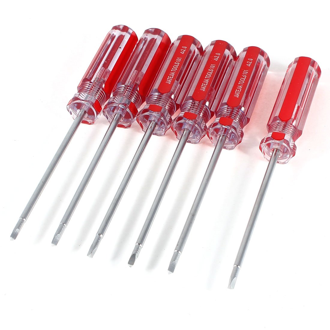 Triangle Head Tip Screwdrivers Plastic Handle Tool 2.0mm Clear