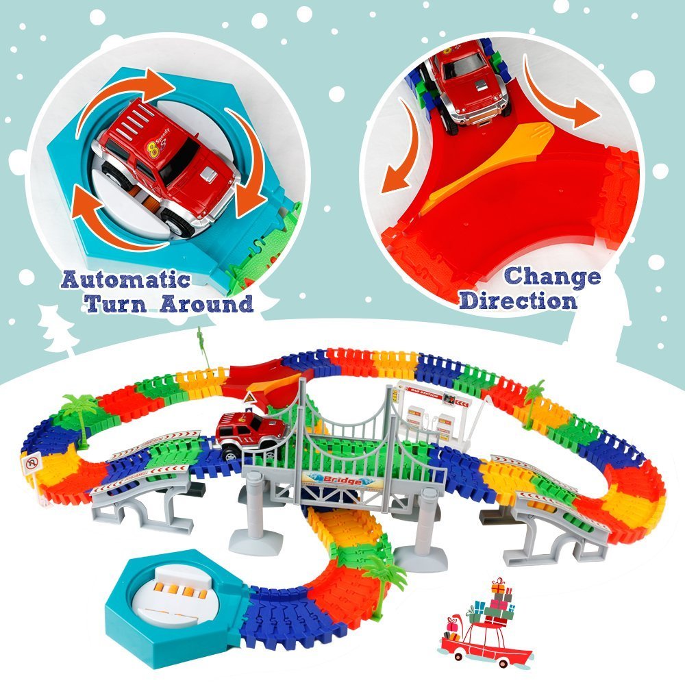 Pista Macchine con Pista Auto Giocattolo Pista Costruzioni 3+ (Consegna Casuale)