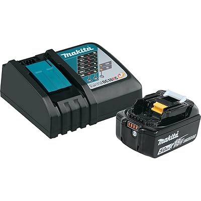 Makita BL1850BDC1 LXT Lithium-Ion Battery and Charger Starter Pack, 18V