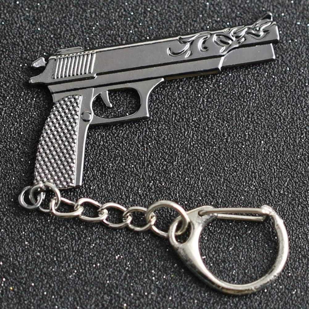 MINTUAN Keychain Desert Eagle Pistol Gun Weapon Keyring Key Chain Ring Amazon.de Auto
