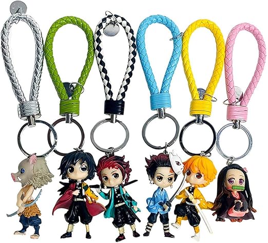 amazon eiffy 鬼滅の刃 キーホルダーセット 鬼滅の刃 フィギュア きめつのやいば 炭治郎 禰豆子 善逸 伊之助 義勇 人気 アニメ 萌 グッズ キャラクター きめつのやいば フィギュアおしゃれなキーホルダー美しいペンダント 6個セット フィギュア ドール 通販
