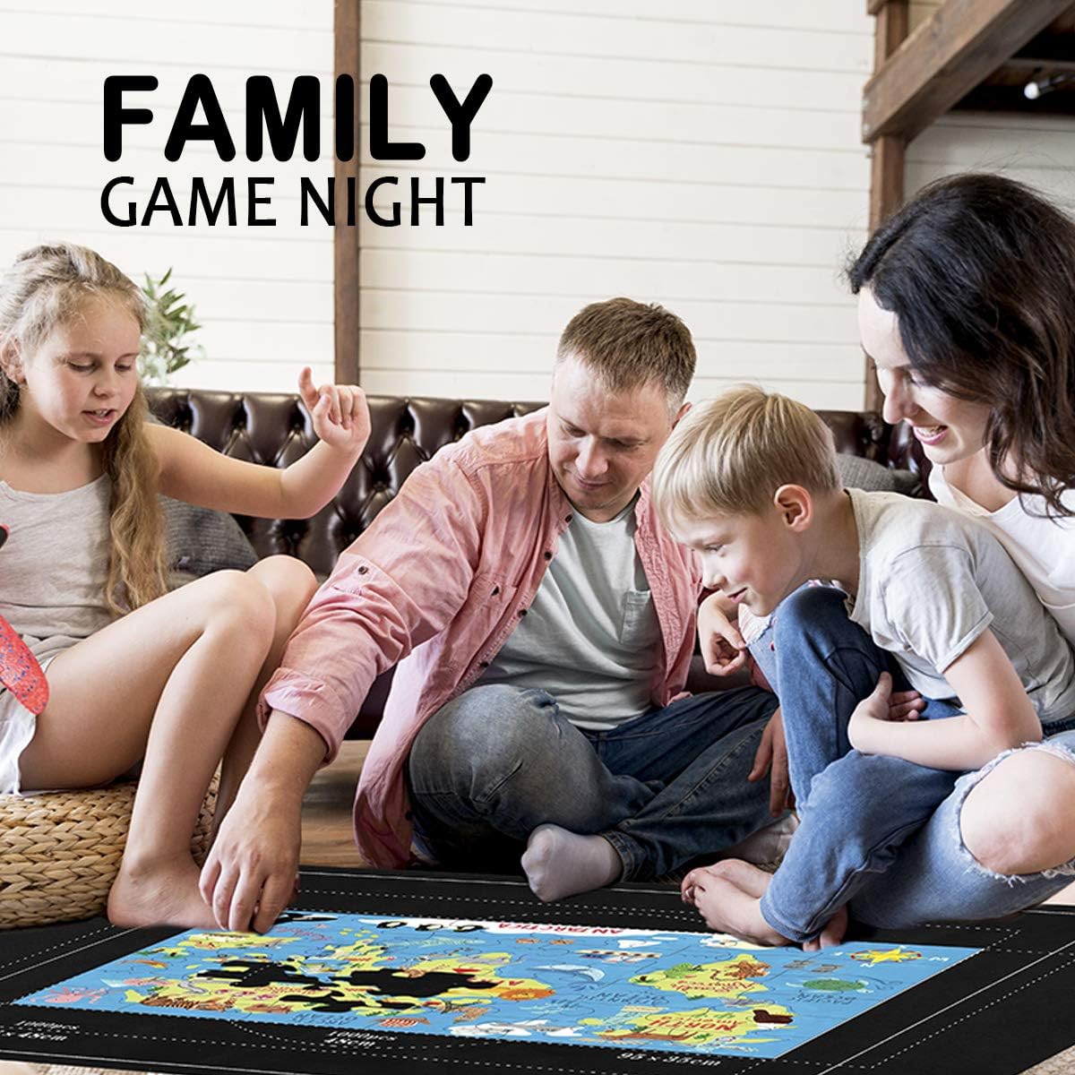 LOVEETA Puzzle Mat Jigsaw Roll Up - Puzzle Saver Storage Mats for 1500 Pieces Large Puzzle Keeper No Glue Jigsaw Puzzle Board Portable Thicker Felt Mat: Toys & Games