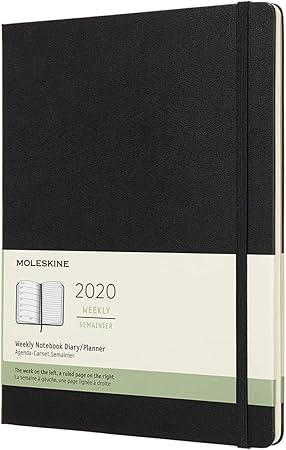 Amazon モレスキン 手帳 年 1月始まり 12ヶ月ウィークリーダイアリー ハードカバー Xlサイズ ブラック Dhb12wn4y E 手帳 文房具 オフィス用品