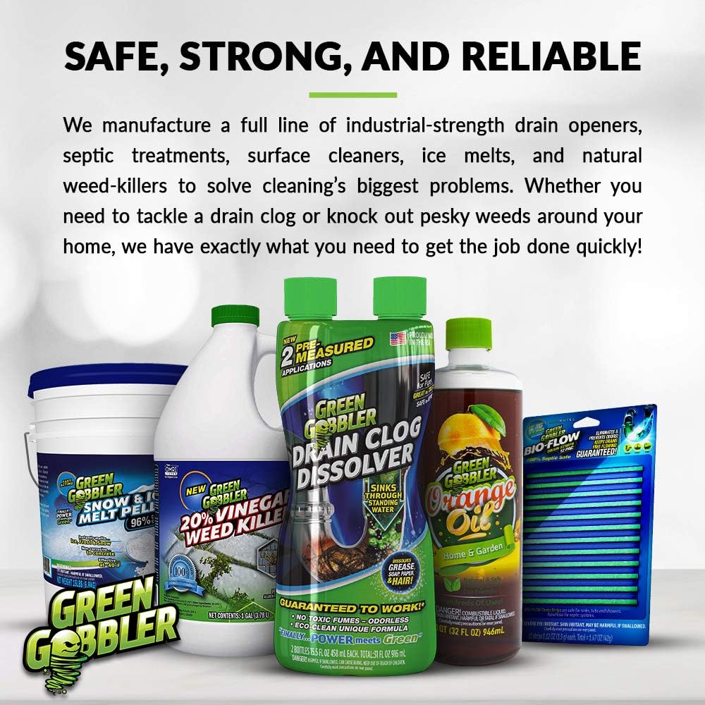 Green Gobbler SYNCHKG121210 BIO-Flow Strips-12 (Drain Cleaner & Deodorizer), 12 Pac: Home Improvement