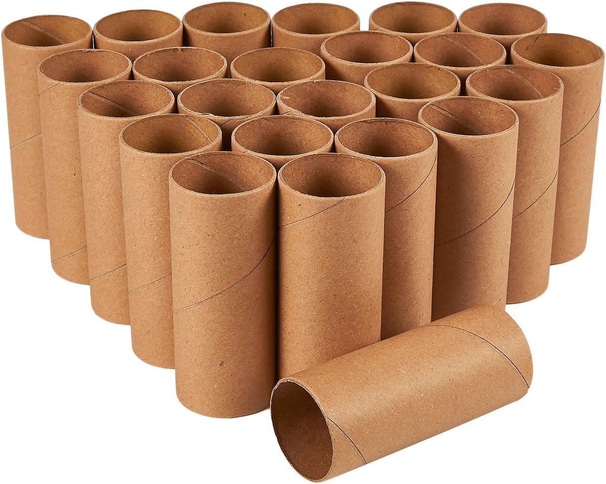 Craft Rolls 24Pack Cardboard Tubes for DIY Crafts, 3.9 Inches