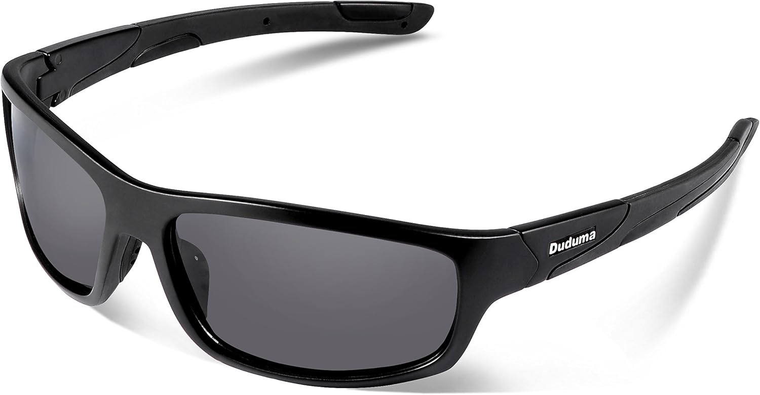 Duduma Polarized Sports Sunglasses for Men Women Baseball Running Cycling Fishing Driving Golf Sunglasses Du645: Clothing
