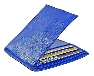 HSC PU Leather Blue Wallet for Men