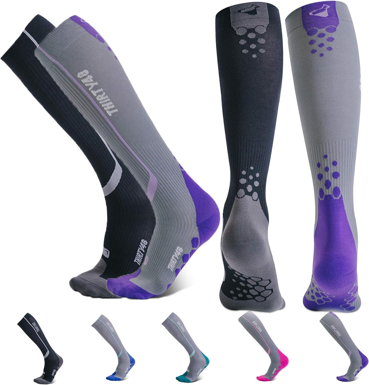 Thirty48 Elite Compression Socks Women & Men Graduated 20