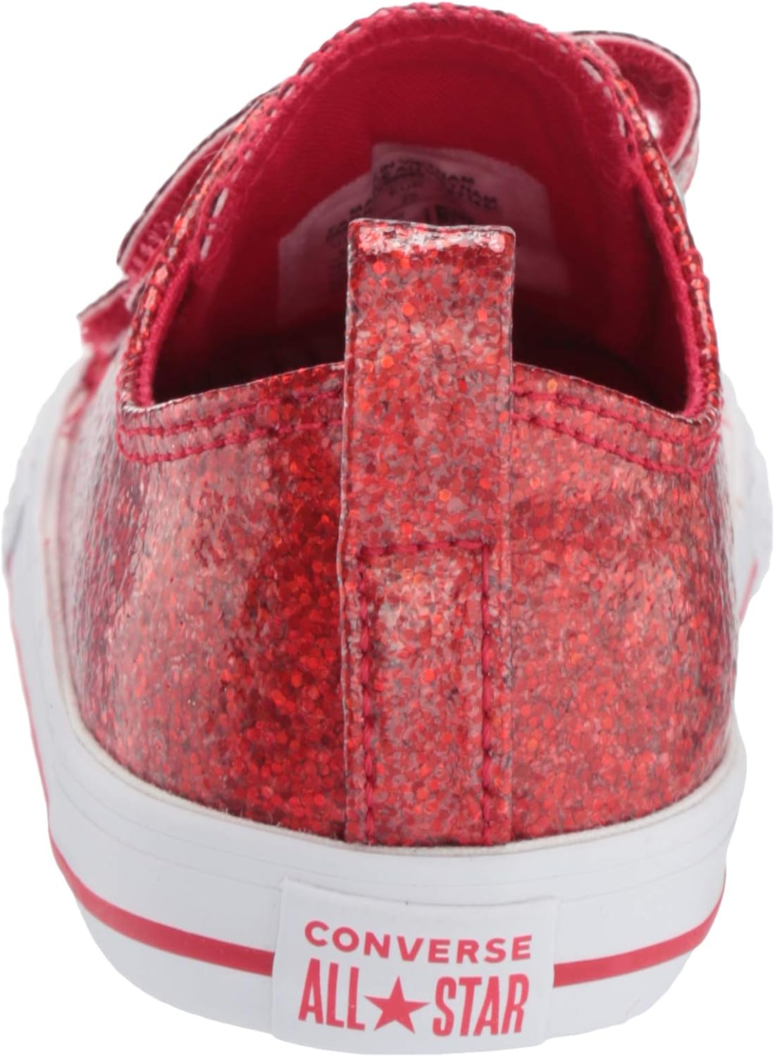 cherry red glitter converse