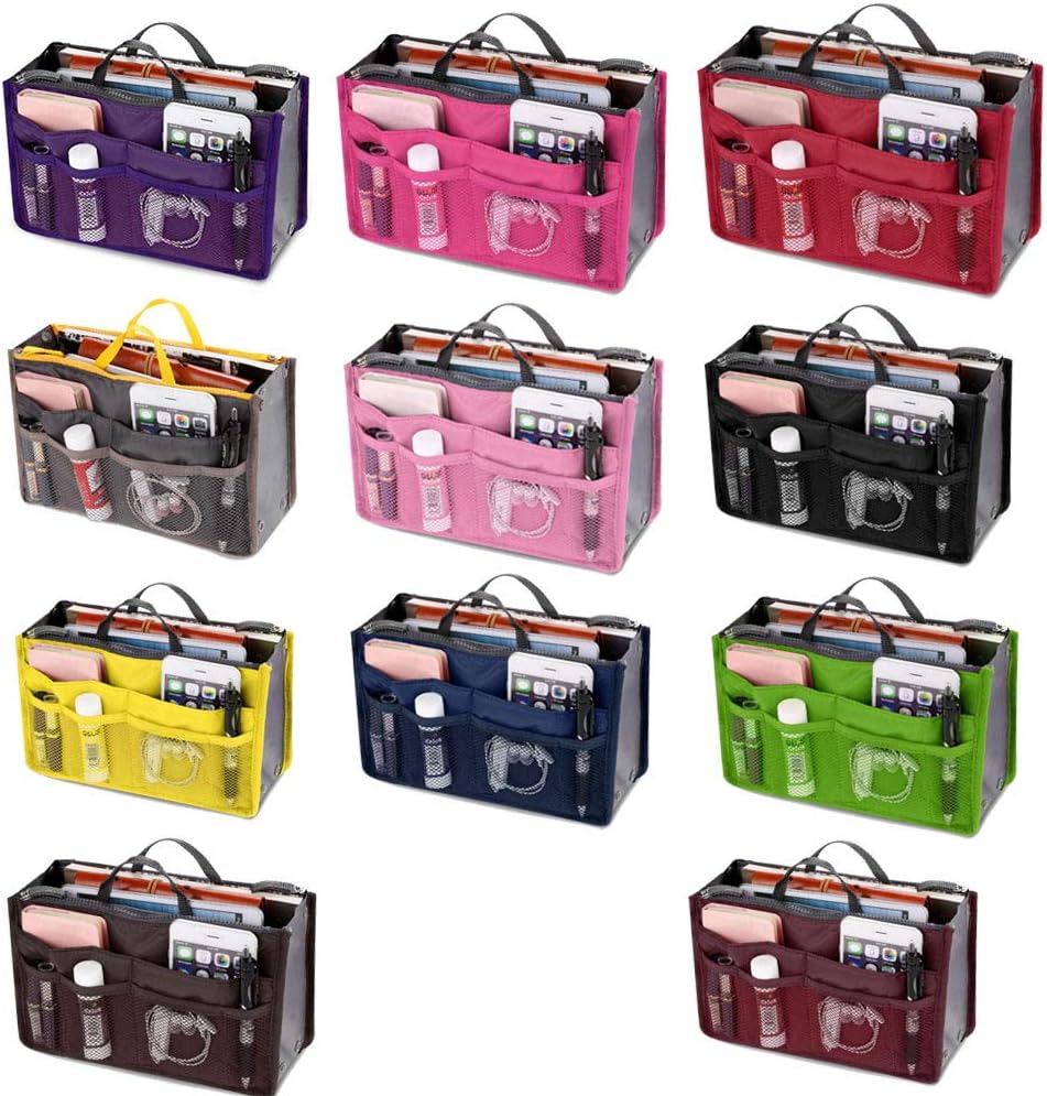 Handbag Organiser Travel Insert Purse Large Liner Organizer Tidy Bag