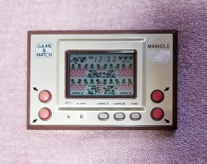 Amazon Co Jp ゲームウォッチ マンホール Manhole Game Watch 腕時計