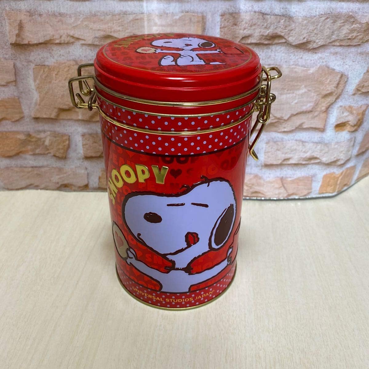 Amazon Co Jp Usj ユニバーサルスタジオ スヌーピー クッキー缶 ピーナッツ お土産 ホビー