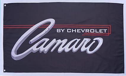 Camaro Black Flag Camaro Banner Chevrolet Camaro Banner Chevrolet