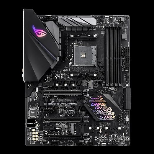 Amazon Com Asus Rog Strix B450 F Gaming Motherboard Atx Amd Ryzen 2 Am4 Ddr4 Dp Hdmi M 2 Usb 3 1 Gen2 B450 Computers Accessories