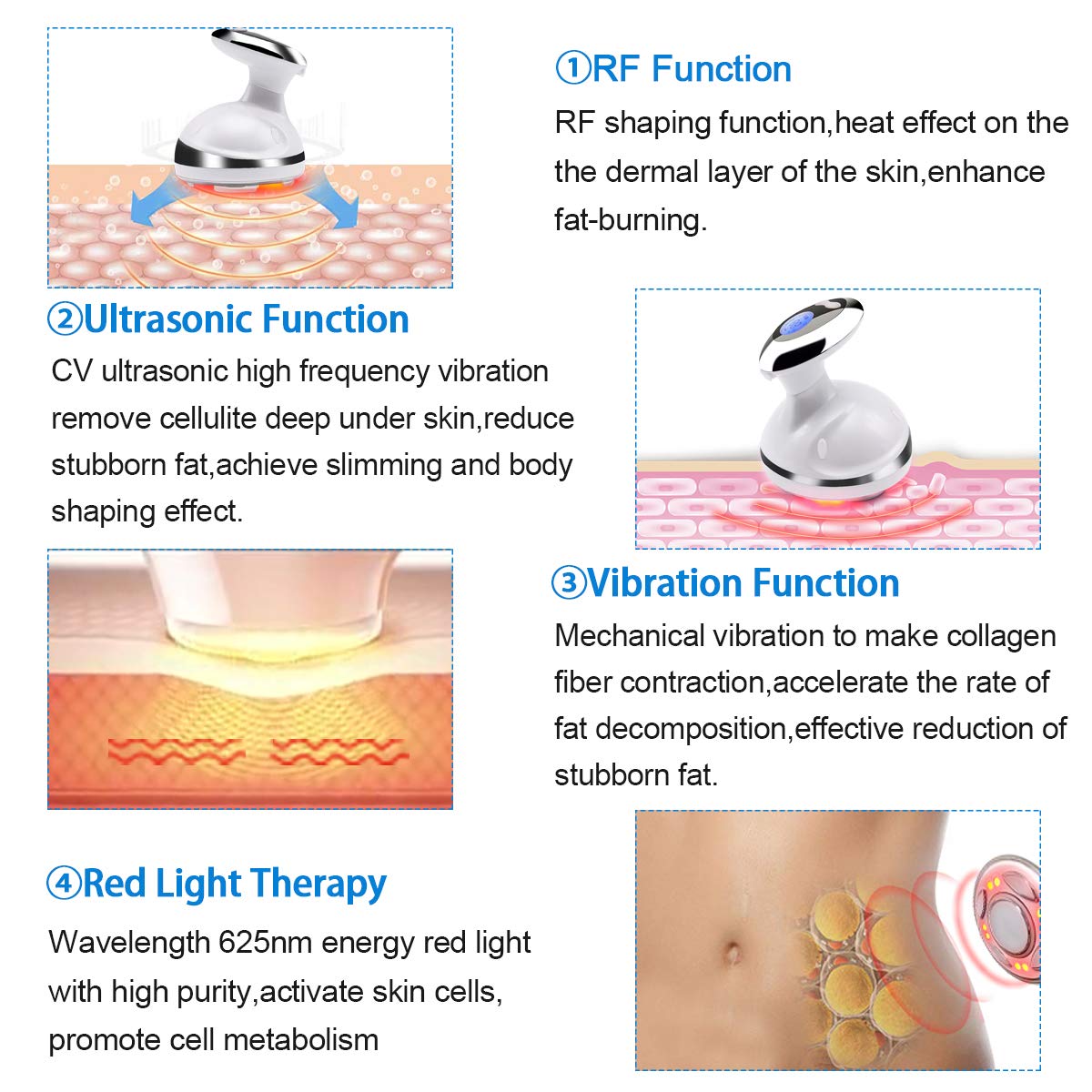 Weight Loss Machine 4 in 1 RF Vibration Body Shaping for Postpartum