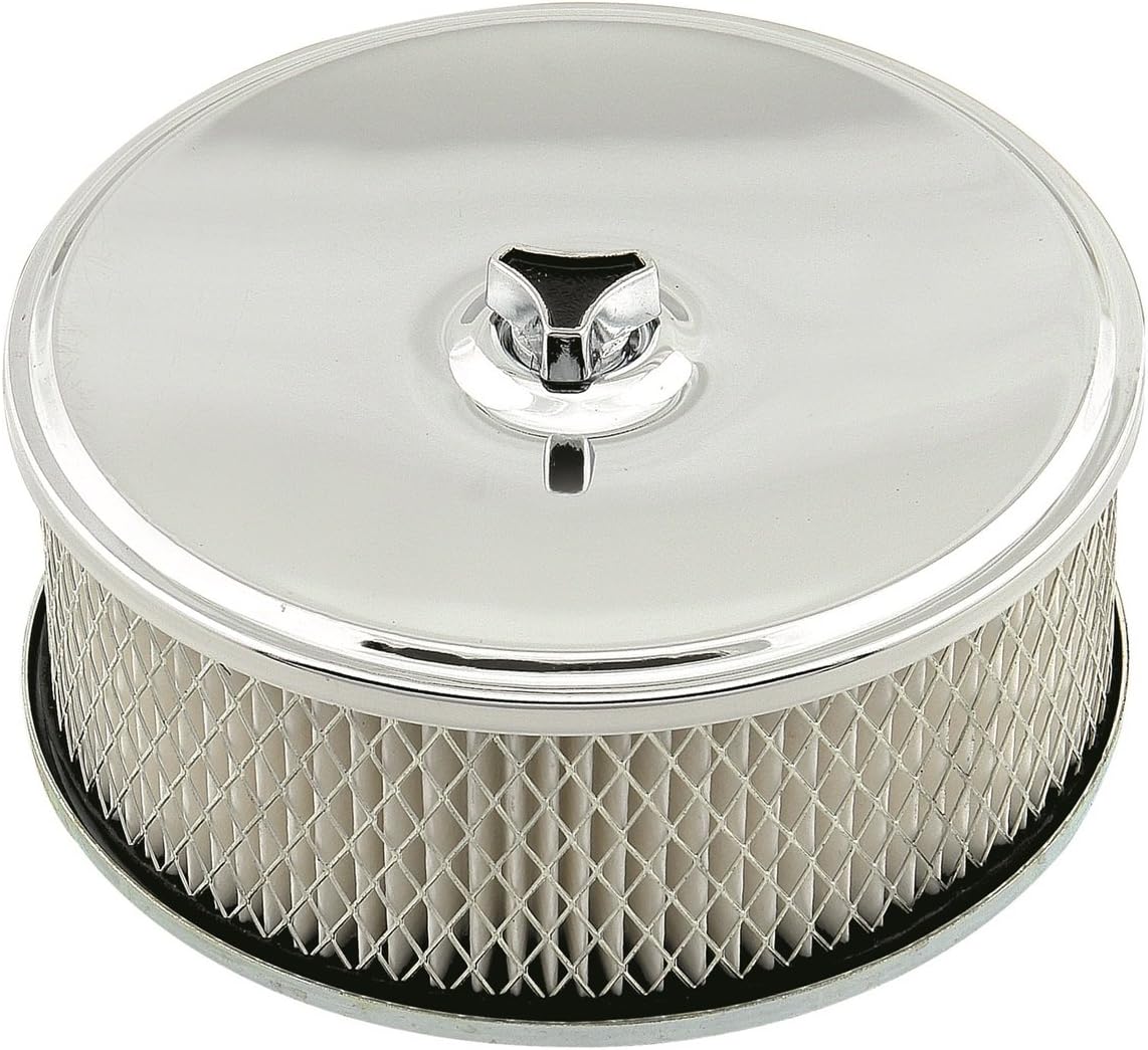 Mr. Gasket Air Filter Assembly, 6 3/8 Hi Rise 5" Neck