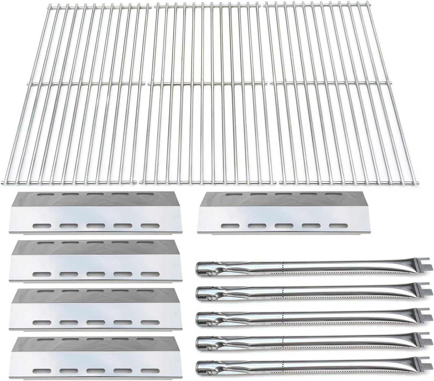 Amazon Com Direct Store Parts Kit Dg210 Replacement For Ducane 30400042 30400043 30558501 Gas Grill Burners Heat Plates Cooking Grid Ss Burner Ss Heat Plate Solid Stainless Steel Cooking Grid Garden Outdoor