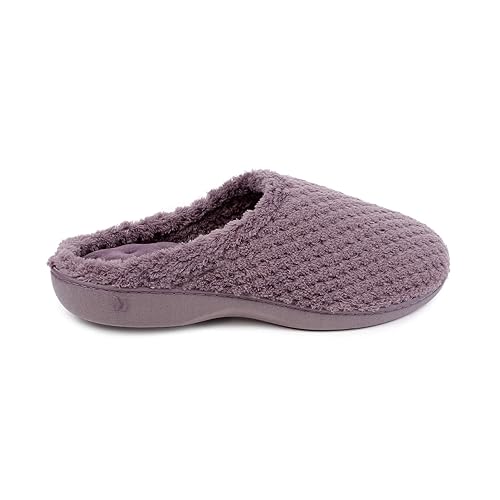 isotoner ladies popcorn terry mule slippers
