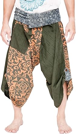 wrap harem pants
