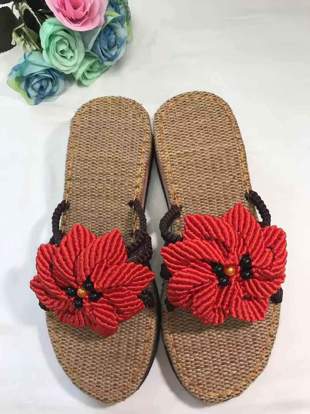 red rose sandals