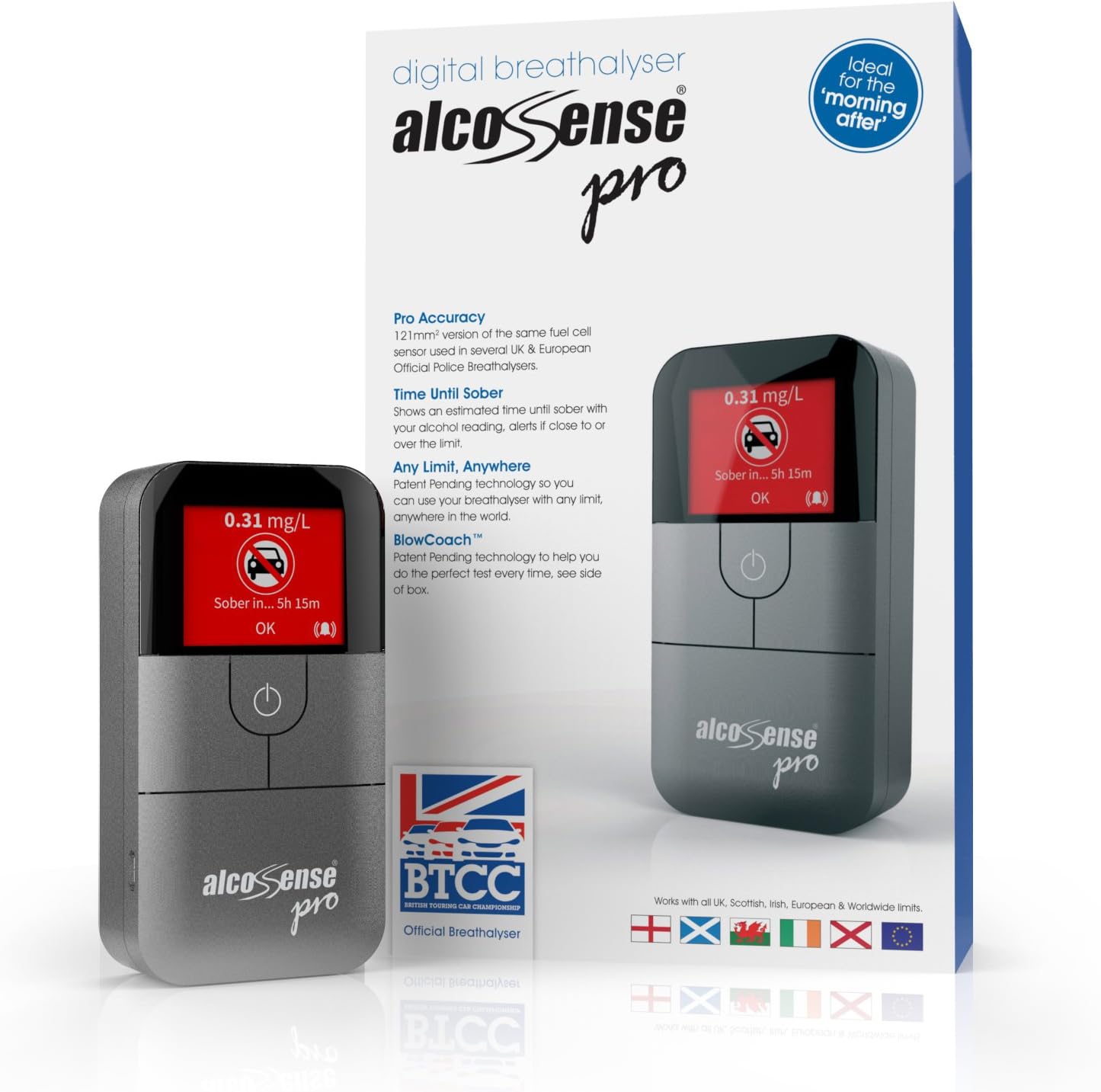 Breathalyser Pro Fuel Cell-WORKS for all UK/Scottish/European & worldwide limits