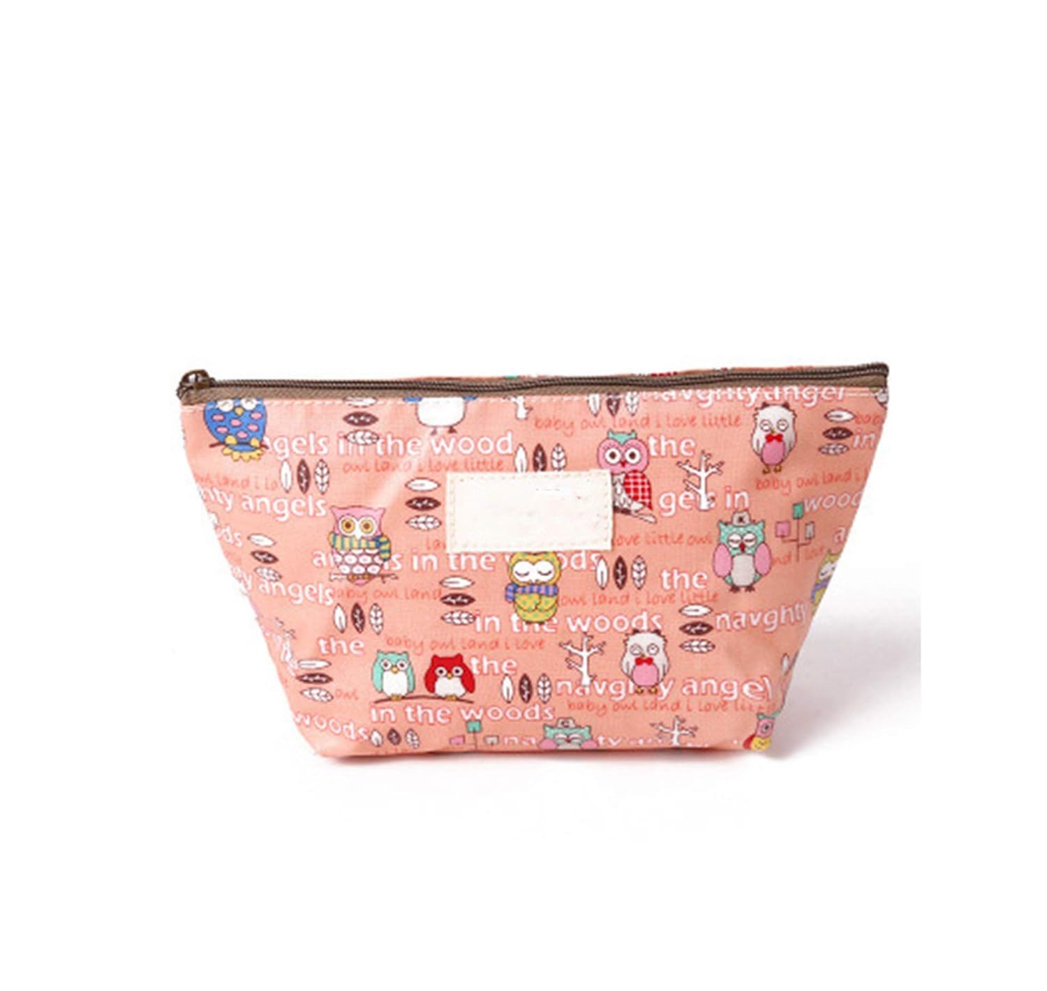 Cute Animal Canvas Cosmetic Bag Women Portable Simple Trel Toiletry Wash Makeup Storage Bags Make Up Case,3