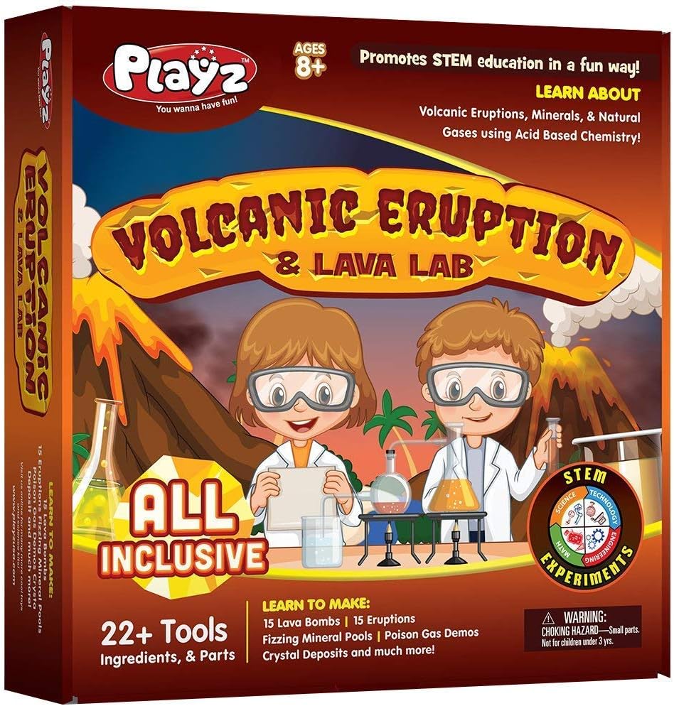 american girl volcano lab set