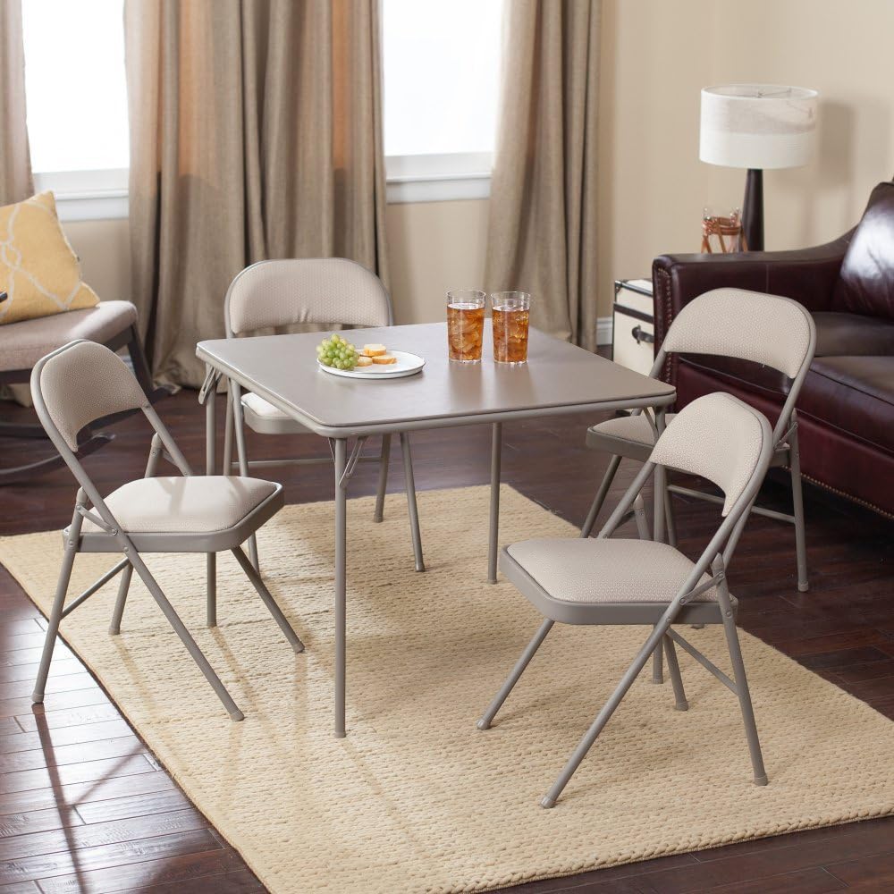 Best meco 34 in. square vinyl folding card table