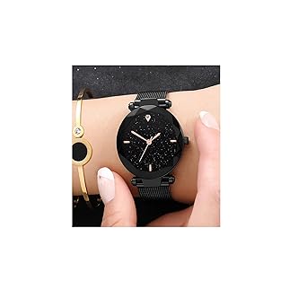 Magnetic Strap Styish Luxury Analog Watch for Women and Girls