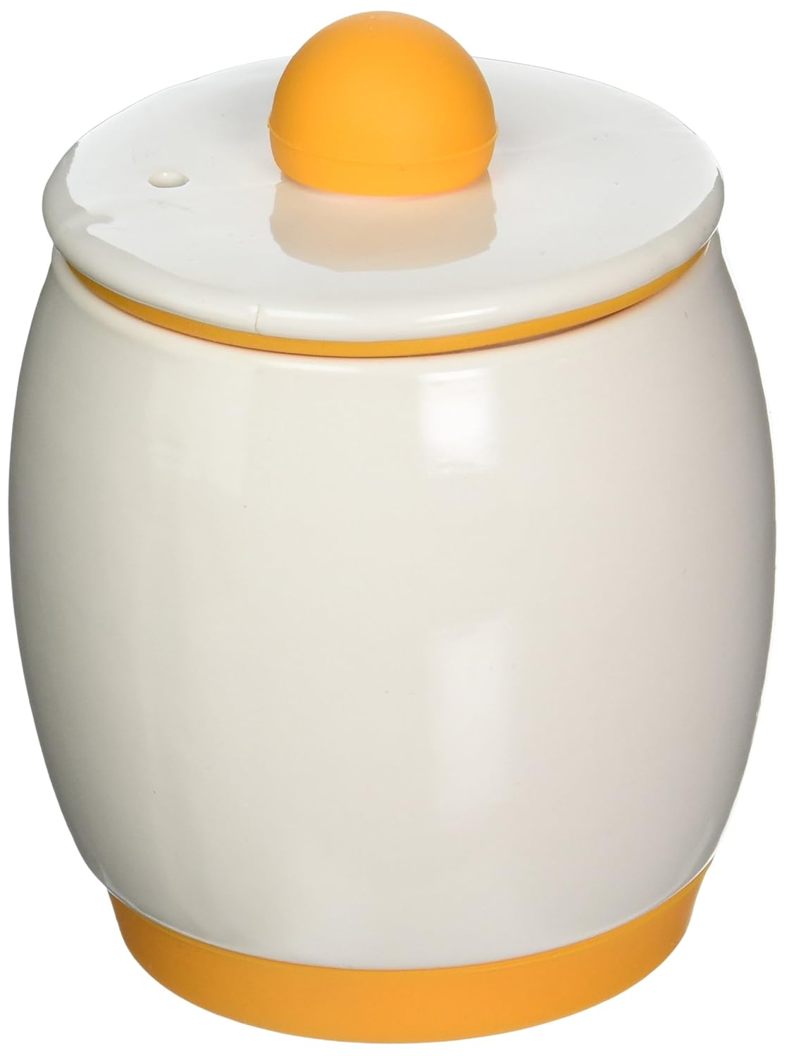 As Seen on TV EggTastic Microwave Egg Cooker and Poacher White/Orange