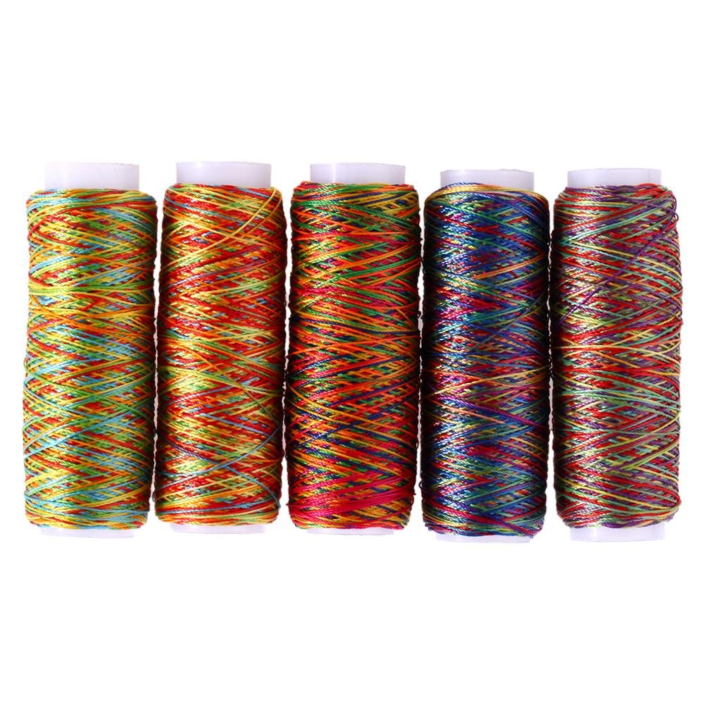 Hogar y cocina Hilos de coser 5 bobinas de hilo de coser de color