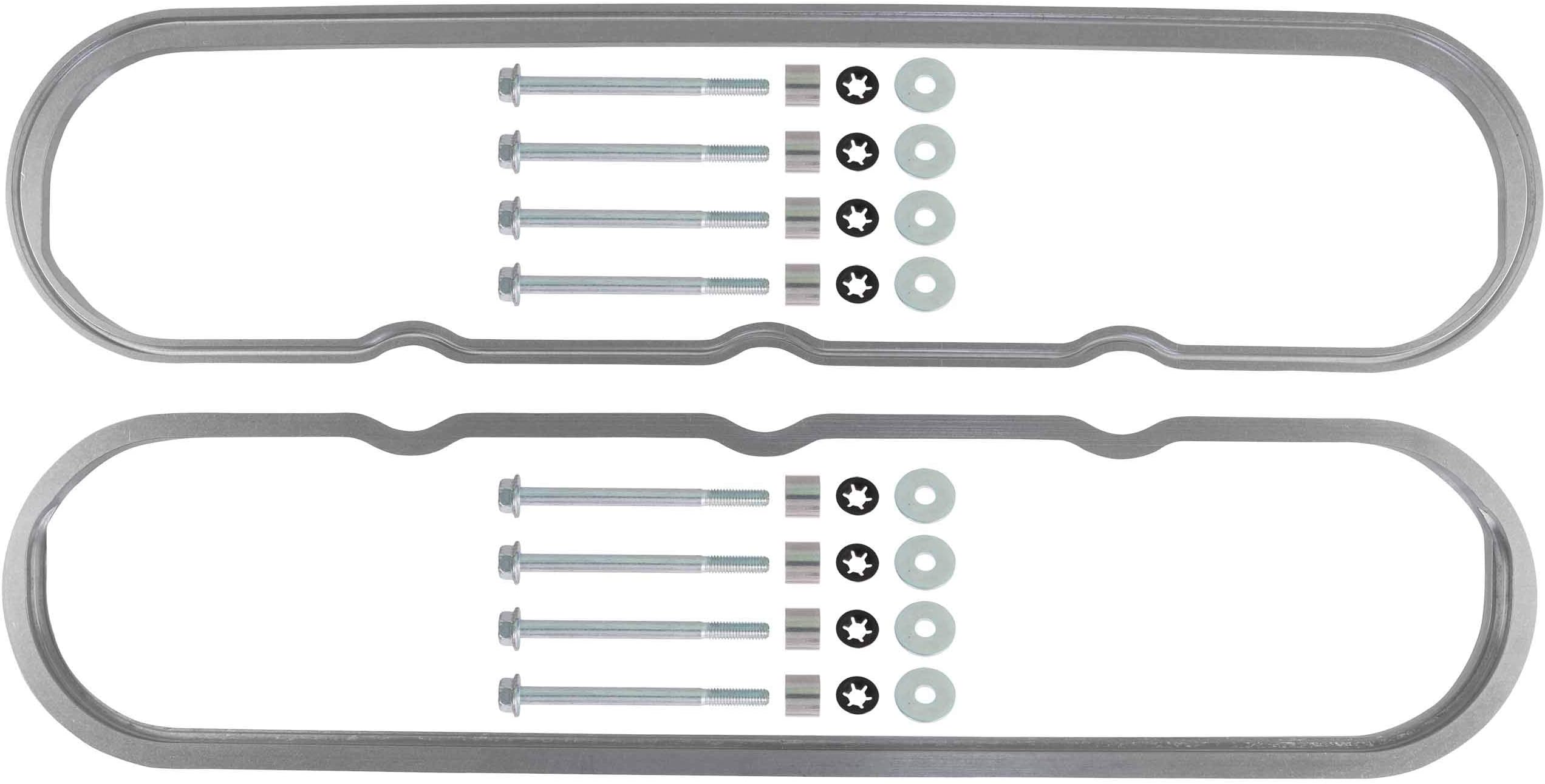 ICT BilletLS Series Valve Cover Spacer Billet LS1 LS2 LS3 LS7 LSX 3/8" .375 for Tall Mount Roller Rocker Clearance Spacer Compatible with Chevy LS 1997-up 551641-3