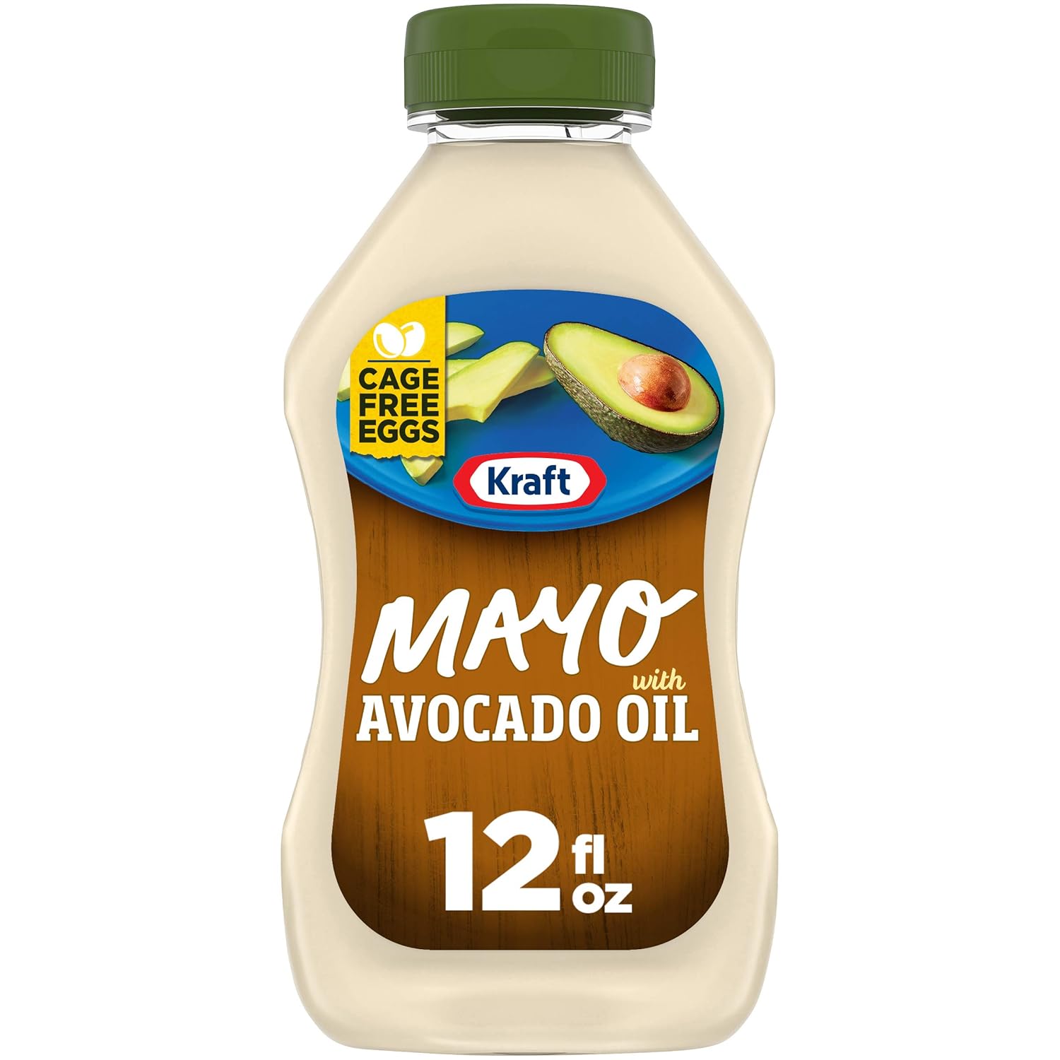 Kraft Avocado Oil Mayonnaise, 12 fl oz Squeeze Bottle