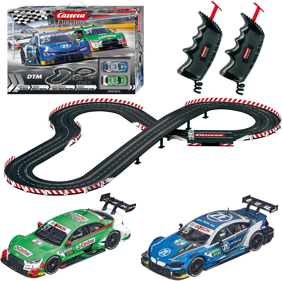 carrera evolution slot car set
