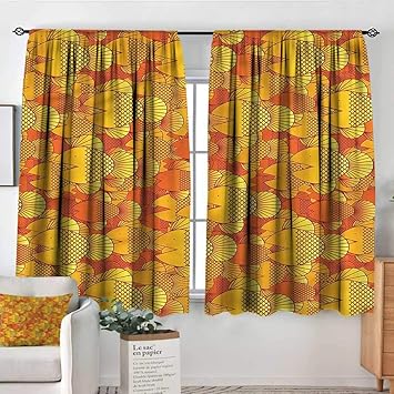 Amazon Com Renteriadecor Burnt Orange Kitchen Curtains Swimming