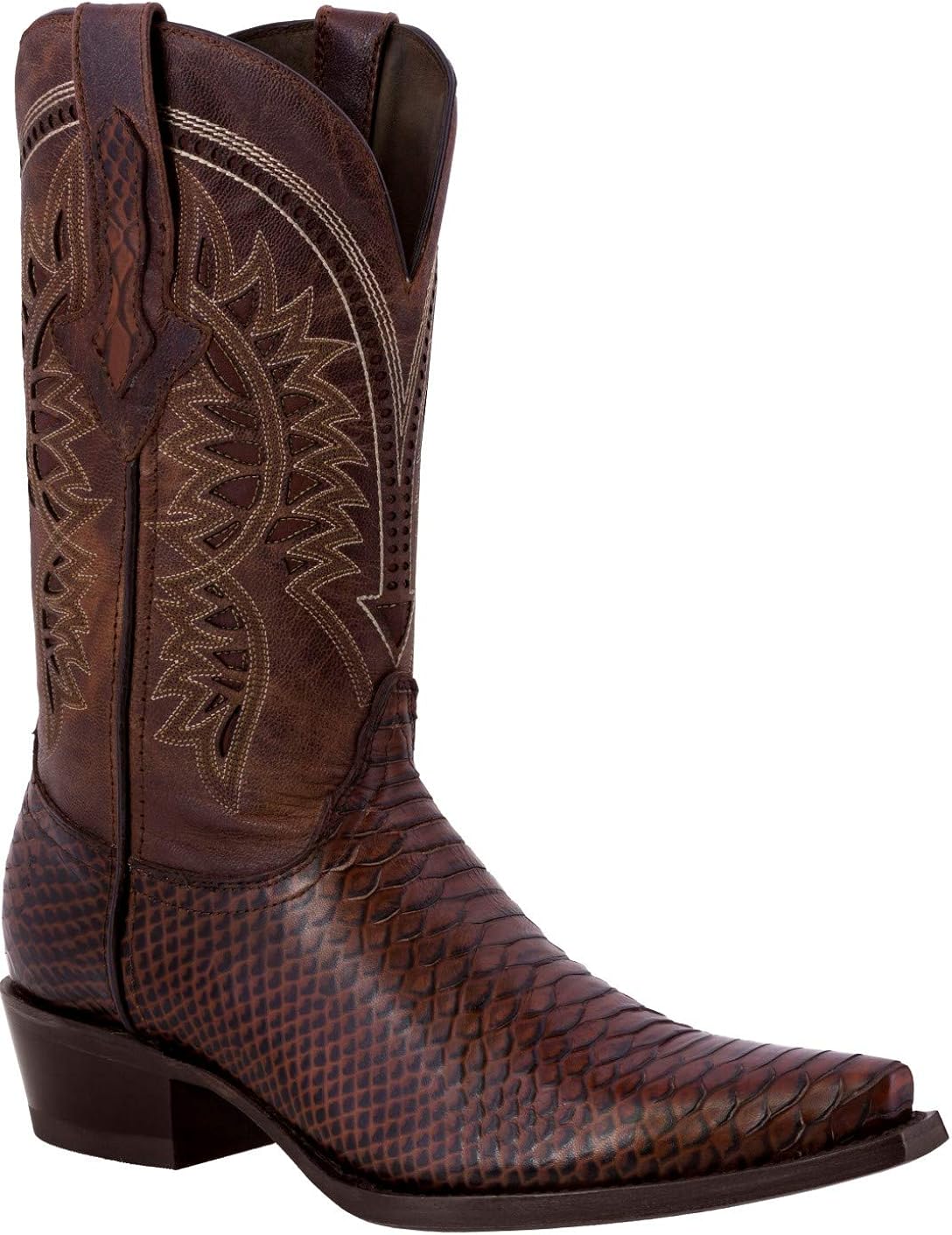 Amazon.com | Texas Legacy - Mens Chedron Snake Western Wear Cowboy Boots  Pattern Leather Snip Toe 10.5 E US | Boots