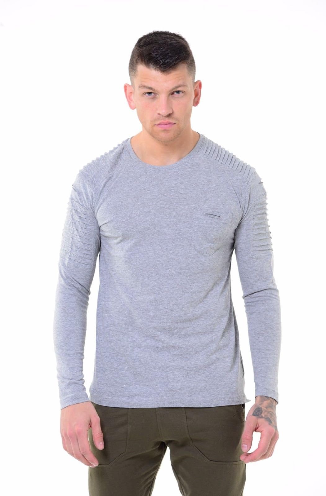 Loyalty & Faith Mens Designer Long Sleeve Stylish Trendy Fashion T Shirt Tee Top 8 Various Styles & Colours