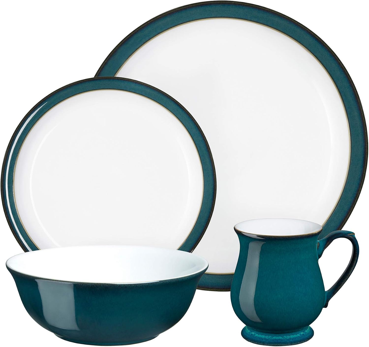 Denby Greenwich 4 Piece Place Setting Set