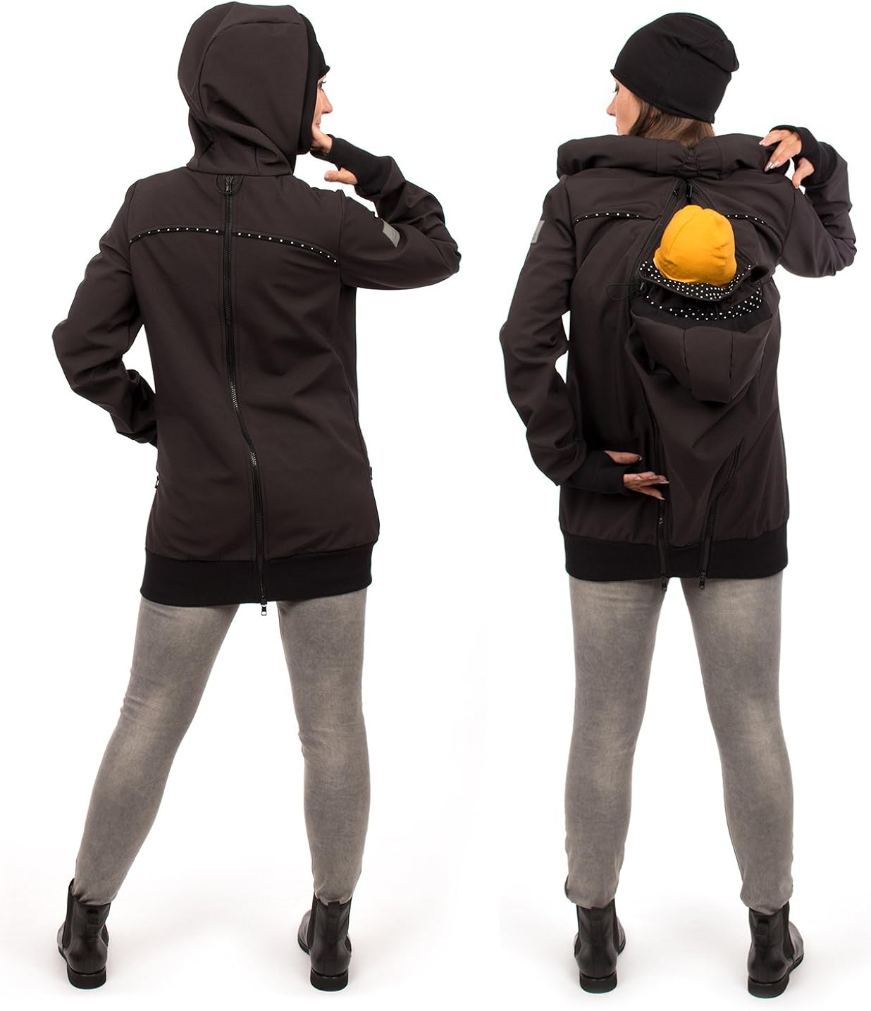 Viva la Mama 4in1 Tragejacke für Tragen auf dem Rücken