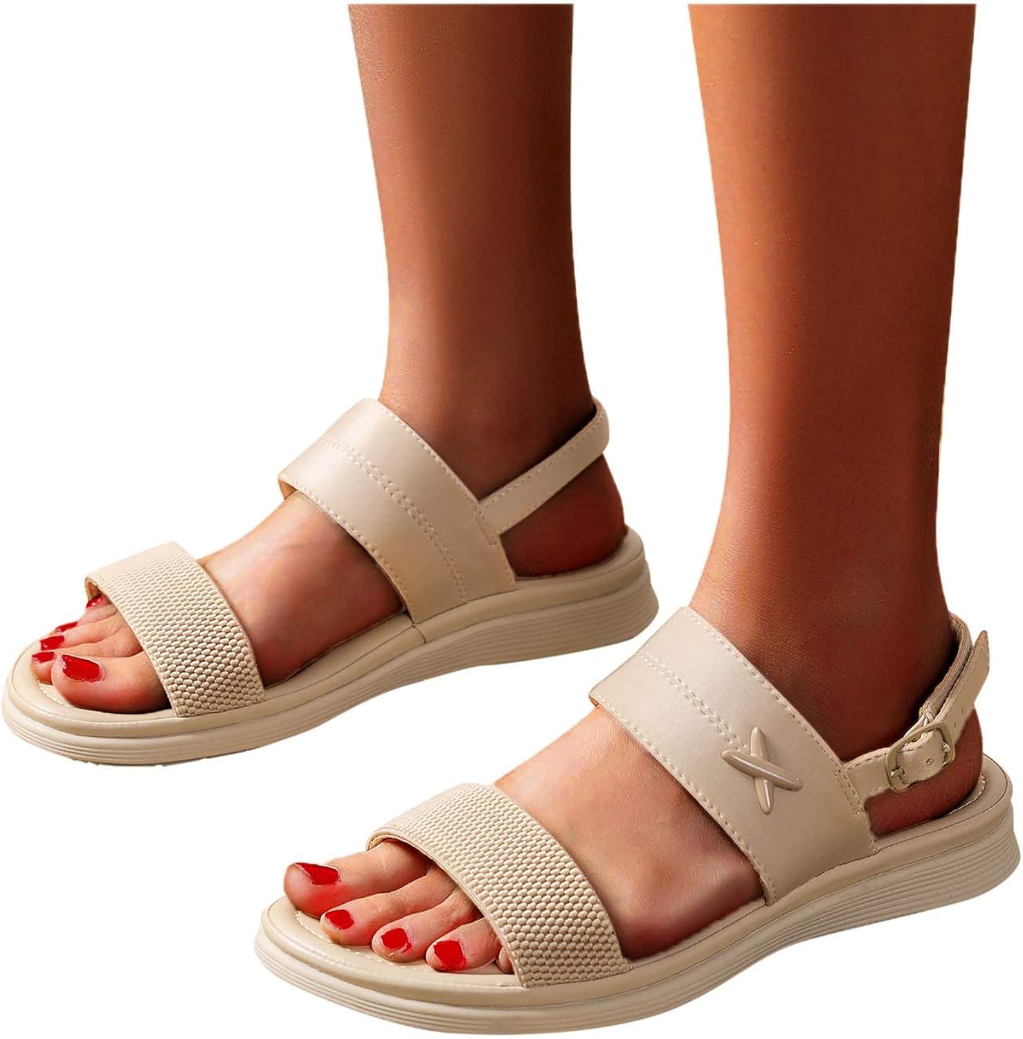 womens wedge sandals wide