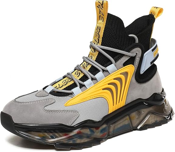 Amazon Dannto 厚底スニーカー メンズ スポーツシューズ ファッション カジュアル 滑りにくい シューズ バッグ