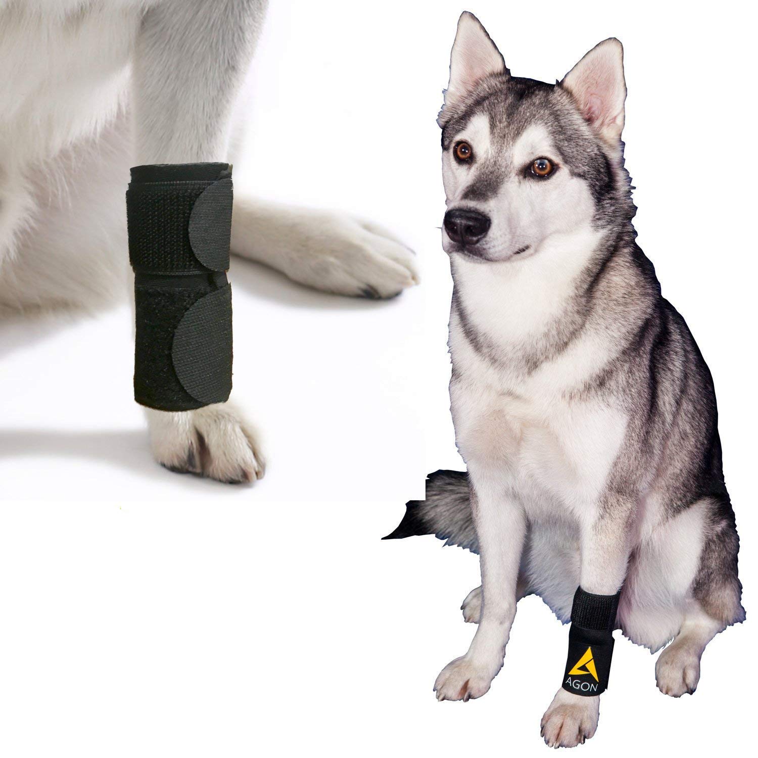Buy Agon® Dog Canine Front Leg Brace Paw Compression Wraps with