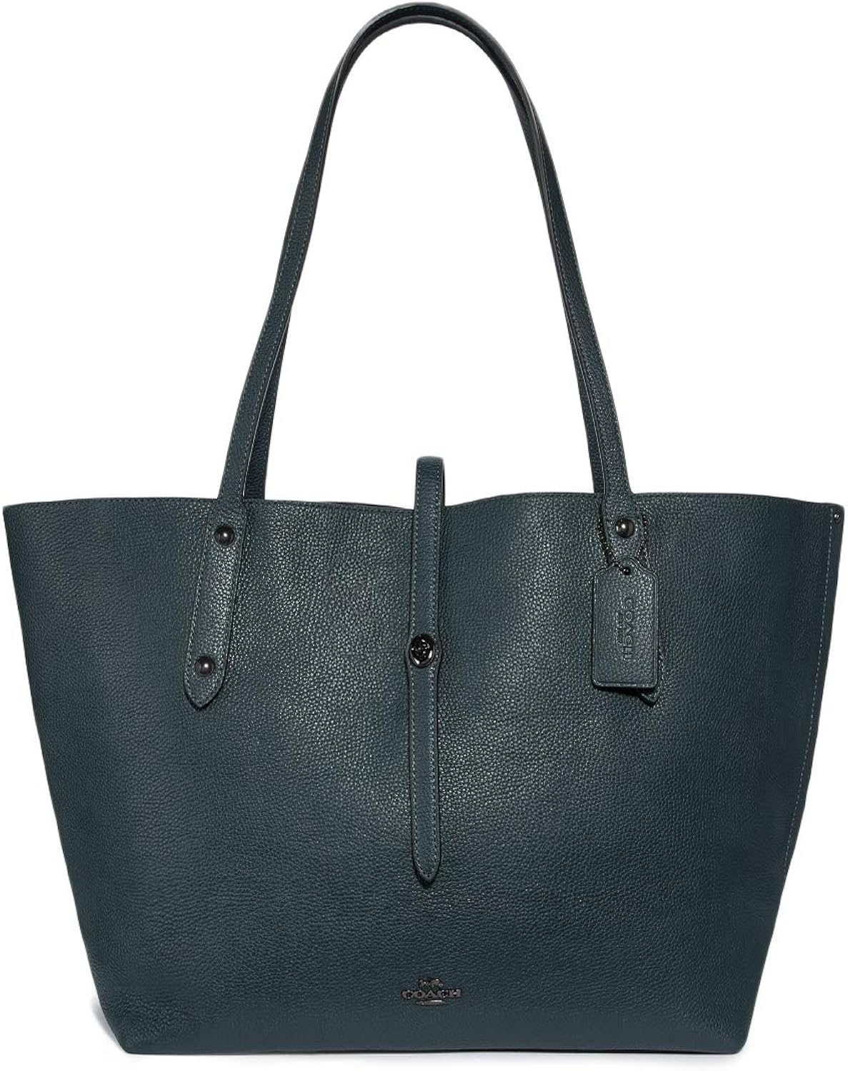 coach leather market tote