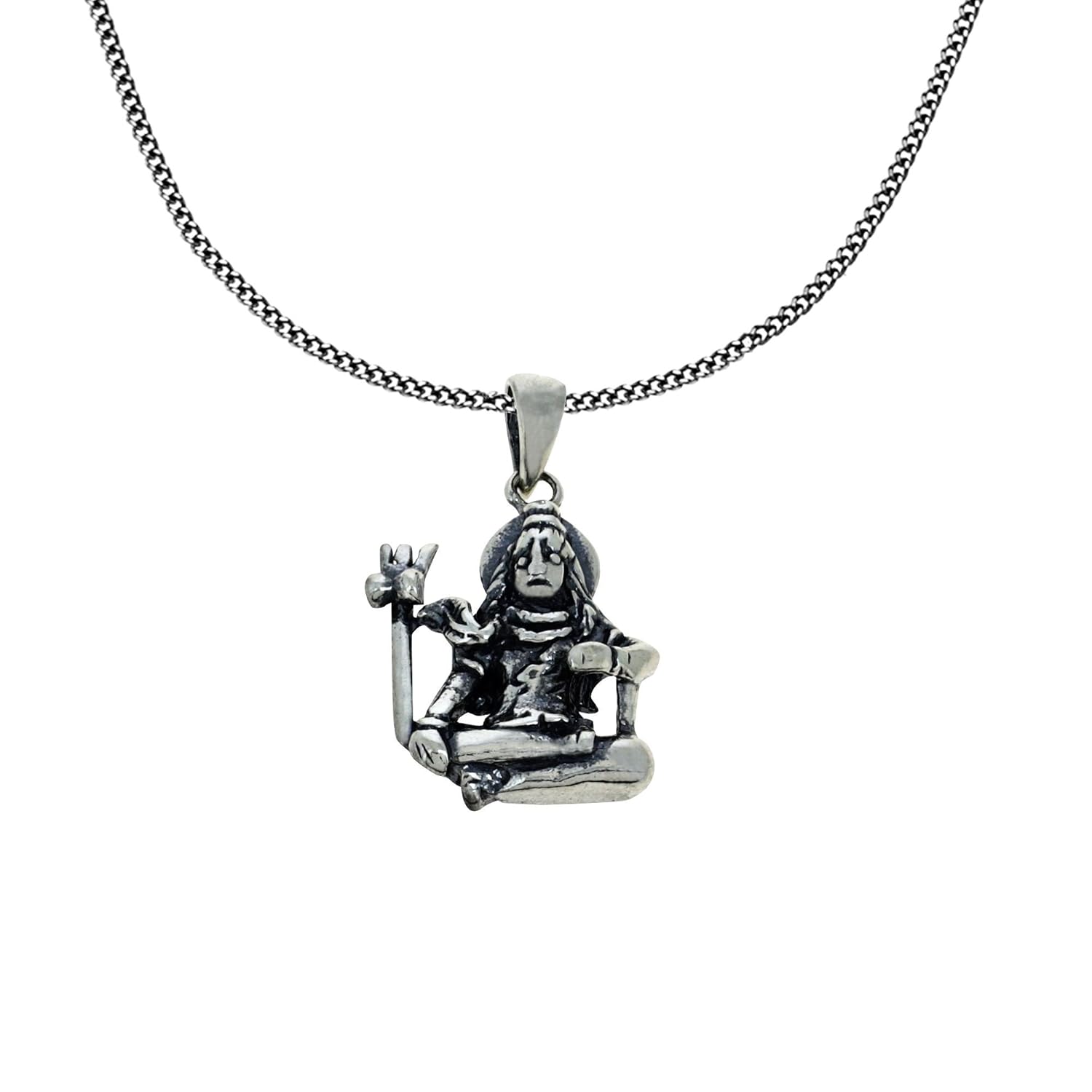 Lord shiva pendant silver Clearance