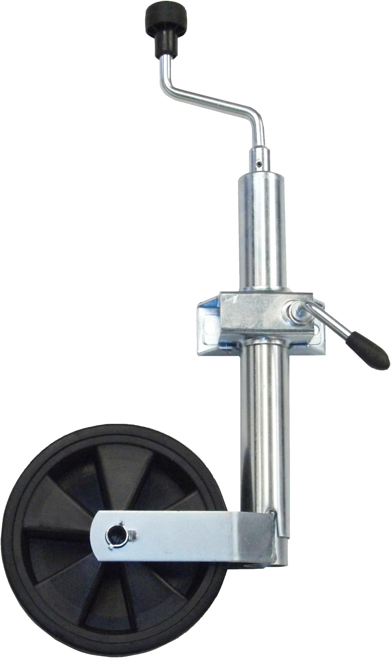 leisure MARTCaravan, trailer 48mm Jockey Wheel and clamp with solid plastic wheel AL-KO style Pt no. LMX1749