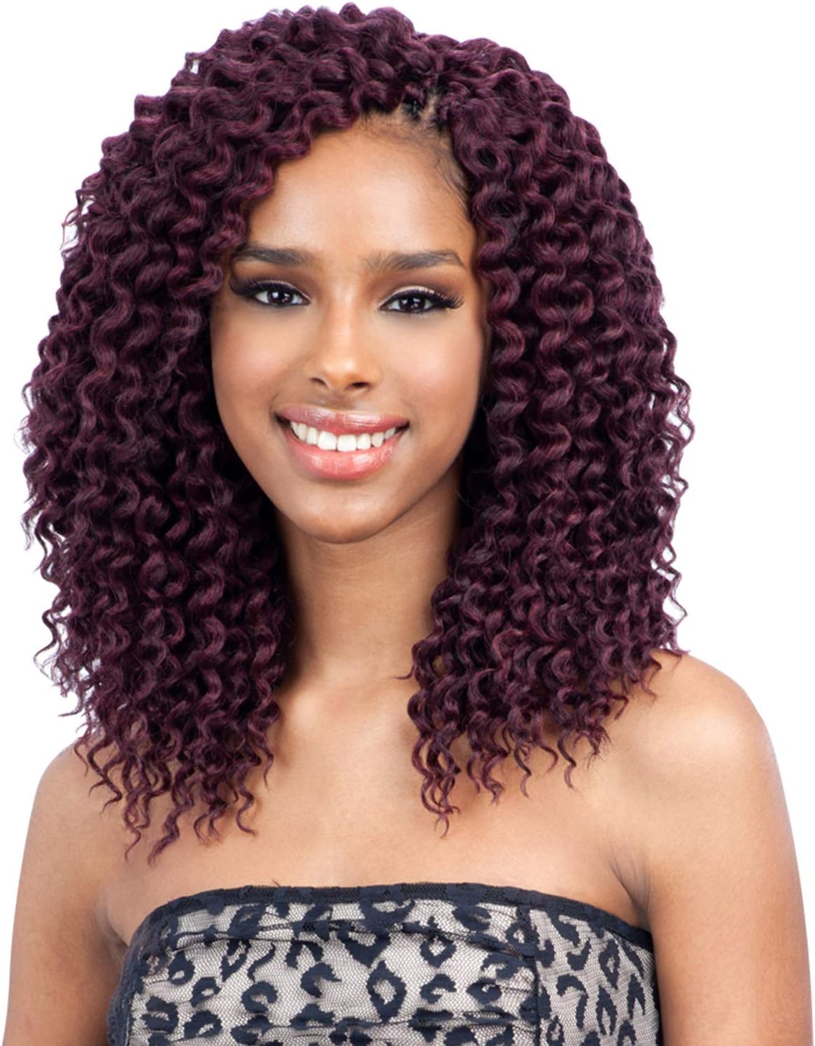 MULTI-PACK DEALS! FreeTress Synthetic Hair Crochet Braids Deep Twist 10" (6-PACK, 1)