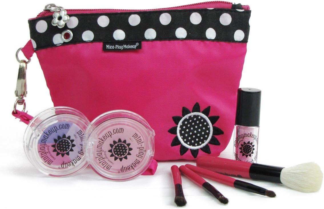 Mini Play Makeup Pretend Makeup: Pink Mini-clutch Cosmetics Set