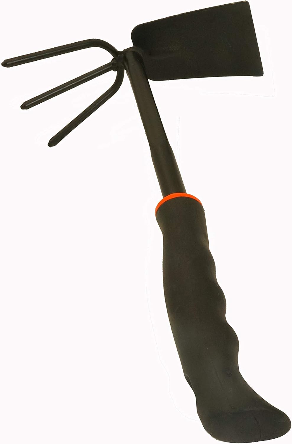 zacheillo Garden Hand Hoe, Stainless Steel Lawn Rake Tools, 2 in 1 Heavy Duty Hoe for Planting Transplanting Weeding Dig Loosening Moving : Garden & Outdoor